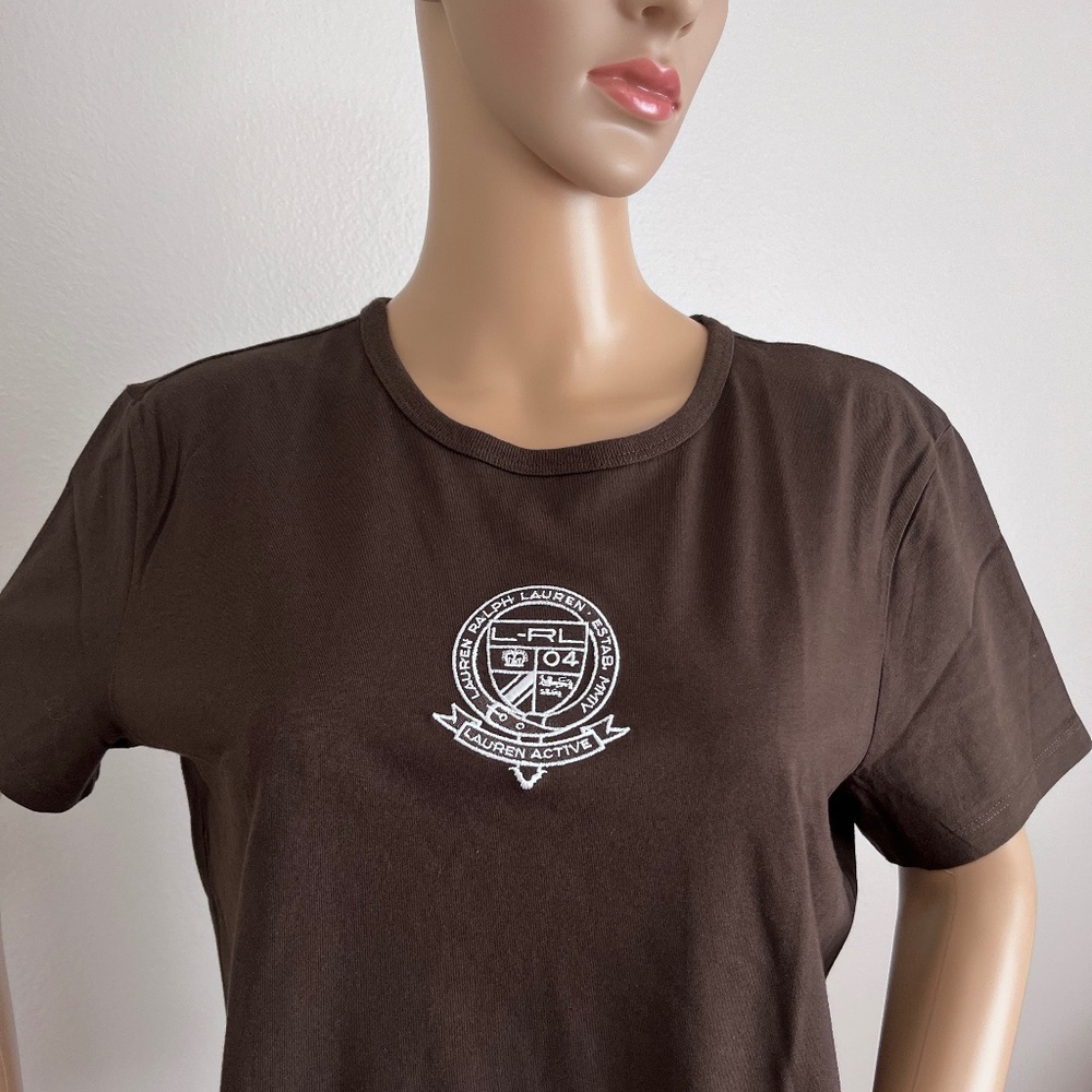 Lauren Ralph Lauren Women’s Embroidered T-Shirt size L
